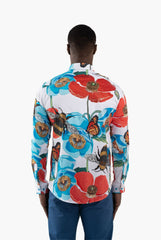 Butterfly Garden Luxe Men's Casual Shirt