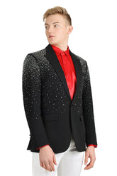 Barabas Rhinestone-Embellished Men's Blazer BLAZERS Barabas Collection Vercini