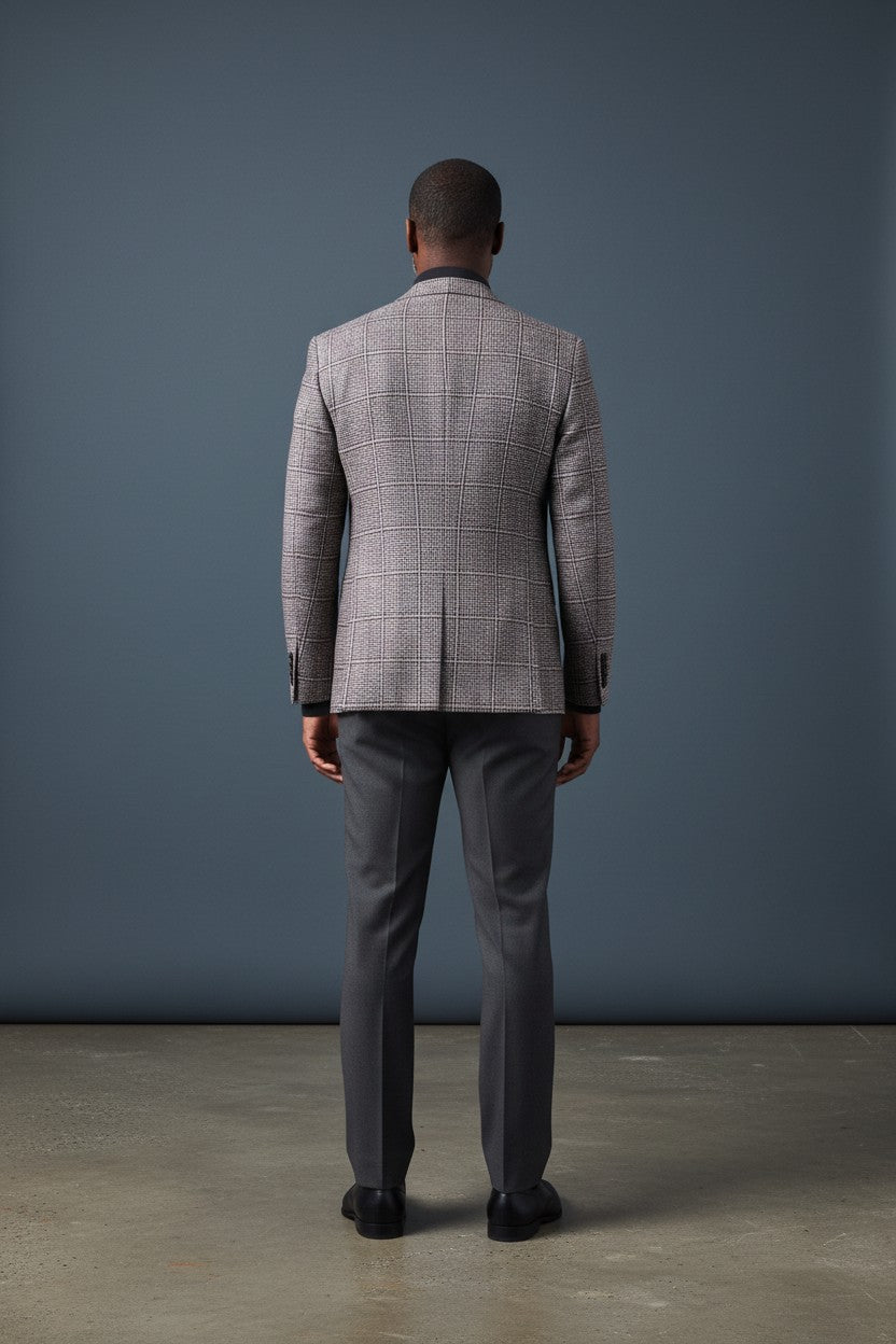 Houndstooth Crystal Blazer