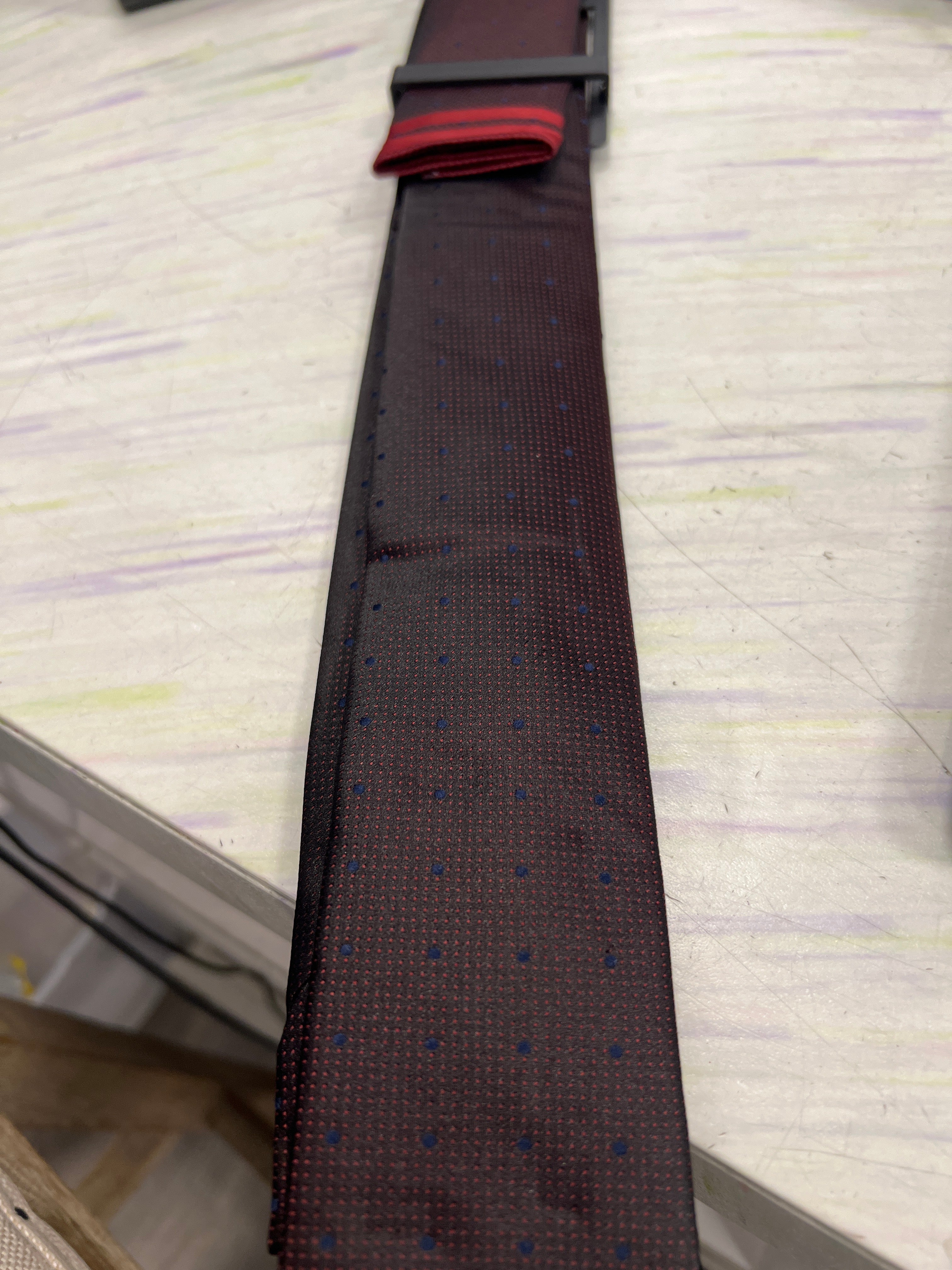 Black Vercini Ties with white circle