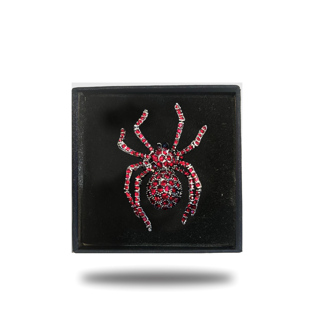 Spider Crystal lapel pins