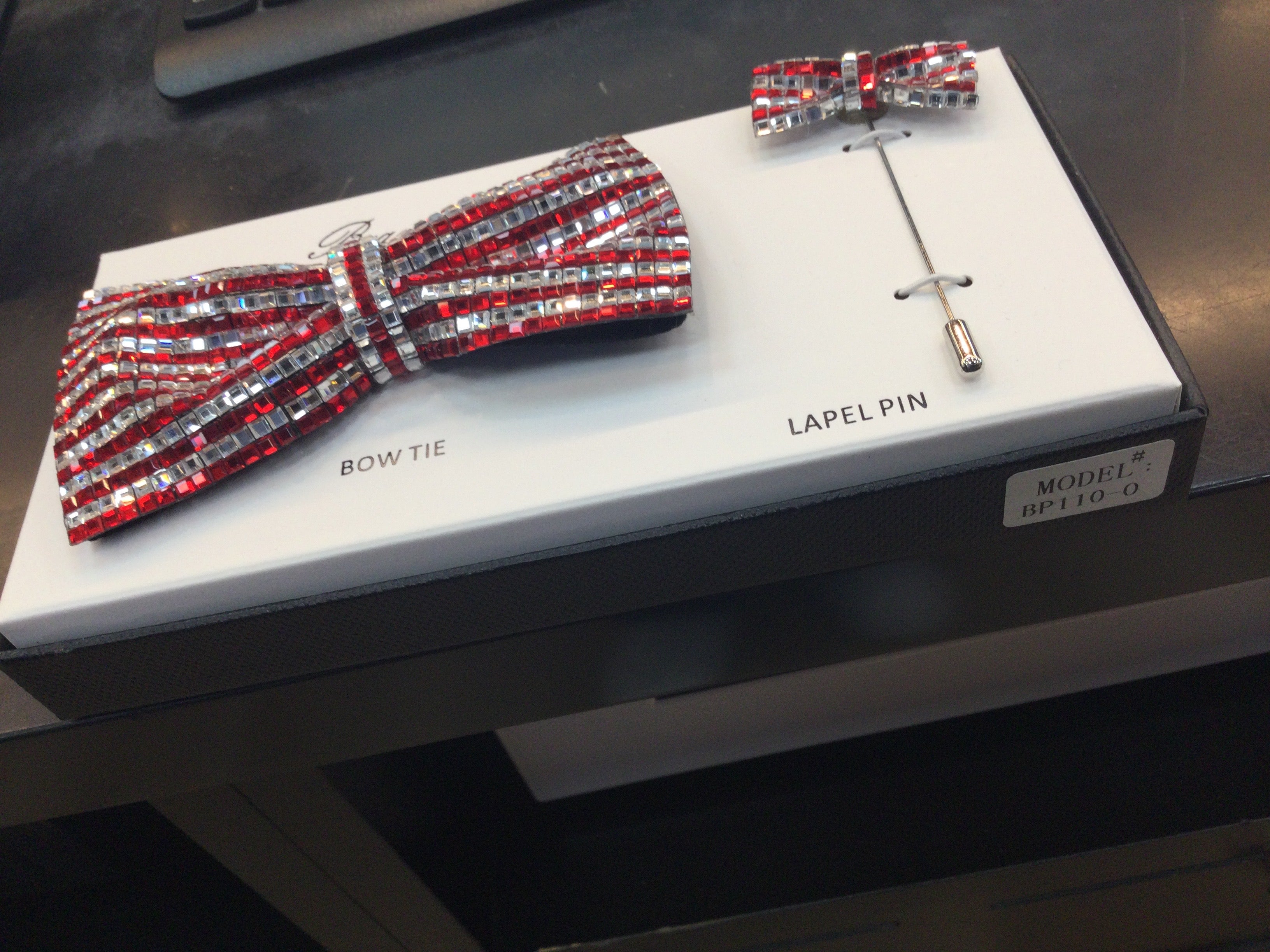 Radiant Luxe Shiny Bow Tie