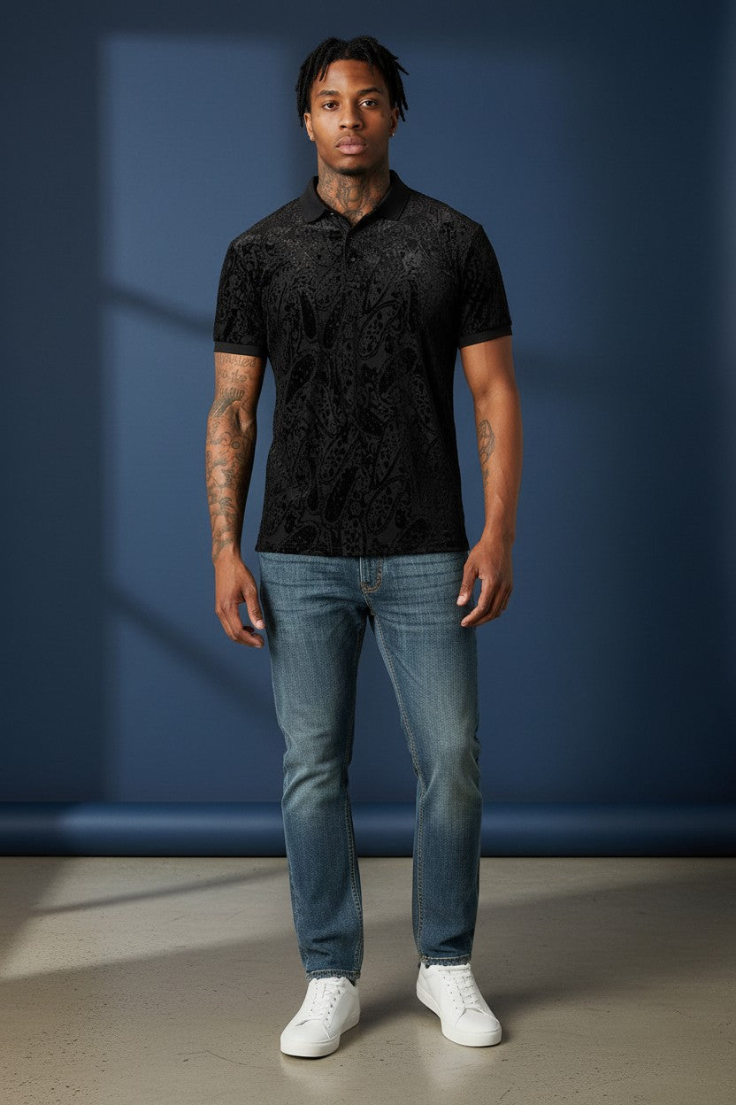 Men's Paisley Passion Polo Shirt
