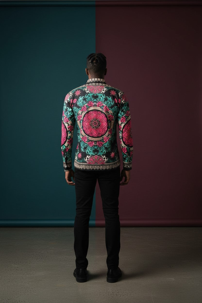 Luxury Ornate Patterned Shirt