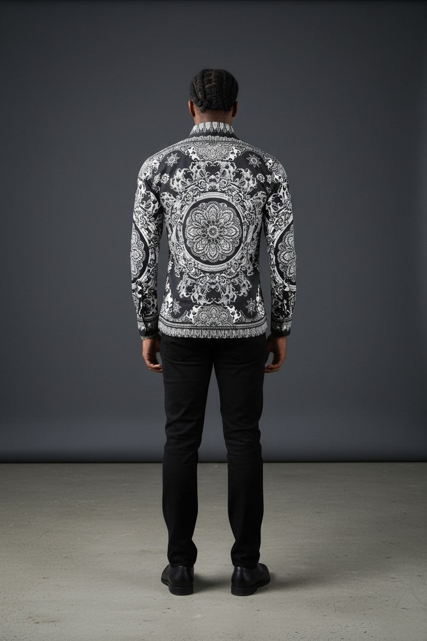 Luxury Ornate Patterned Shirt