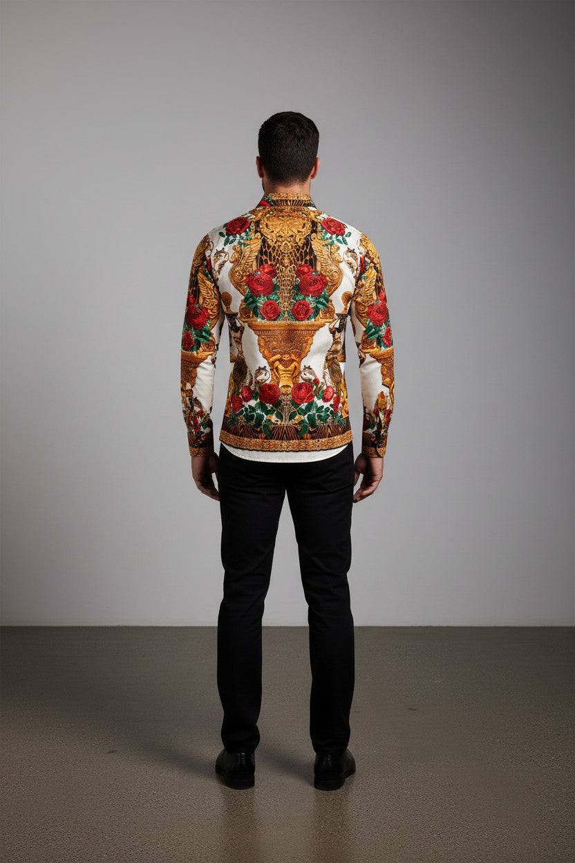 Men's Wildflower Long-Sleeve Shirt