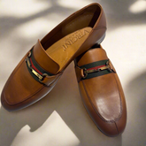 Men’s Leather Loafer with Horsebit Detail