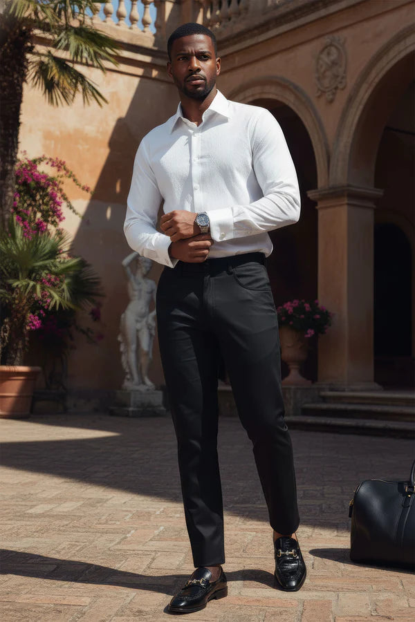 Monaco Pants by Vercini | Luxury Men's Dress Pants | Premium Tailored Trousers