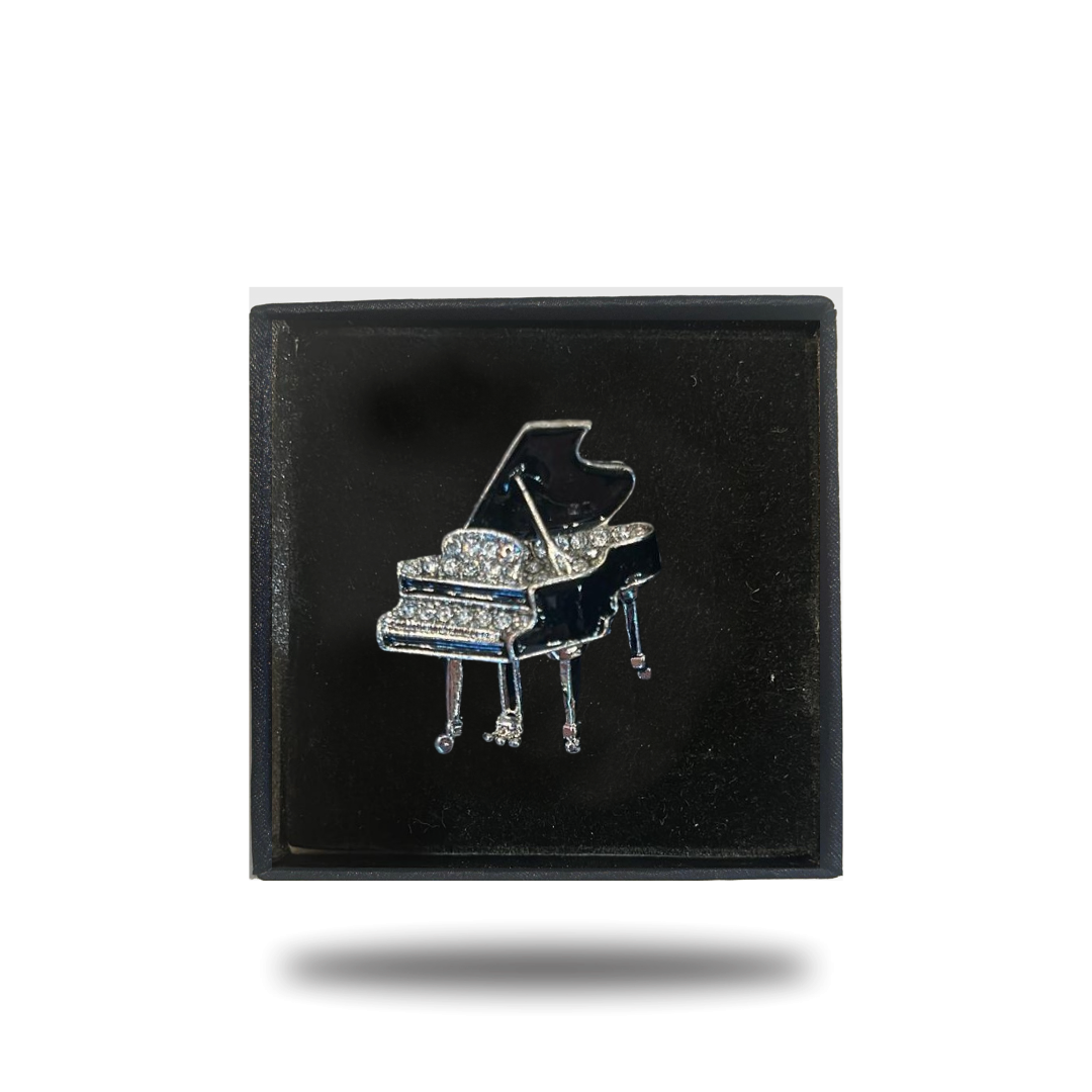 Piano Crystal lapel pins