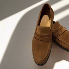 Versatile Suede Loafers – Timeless Style in Black, Navy & Brown