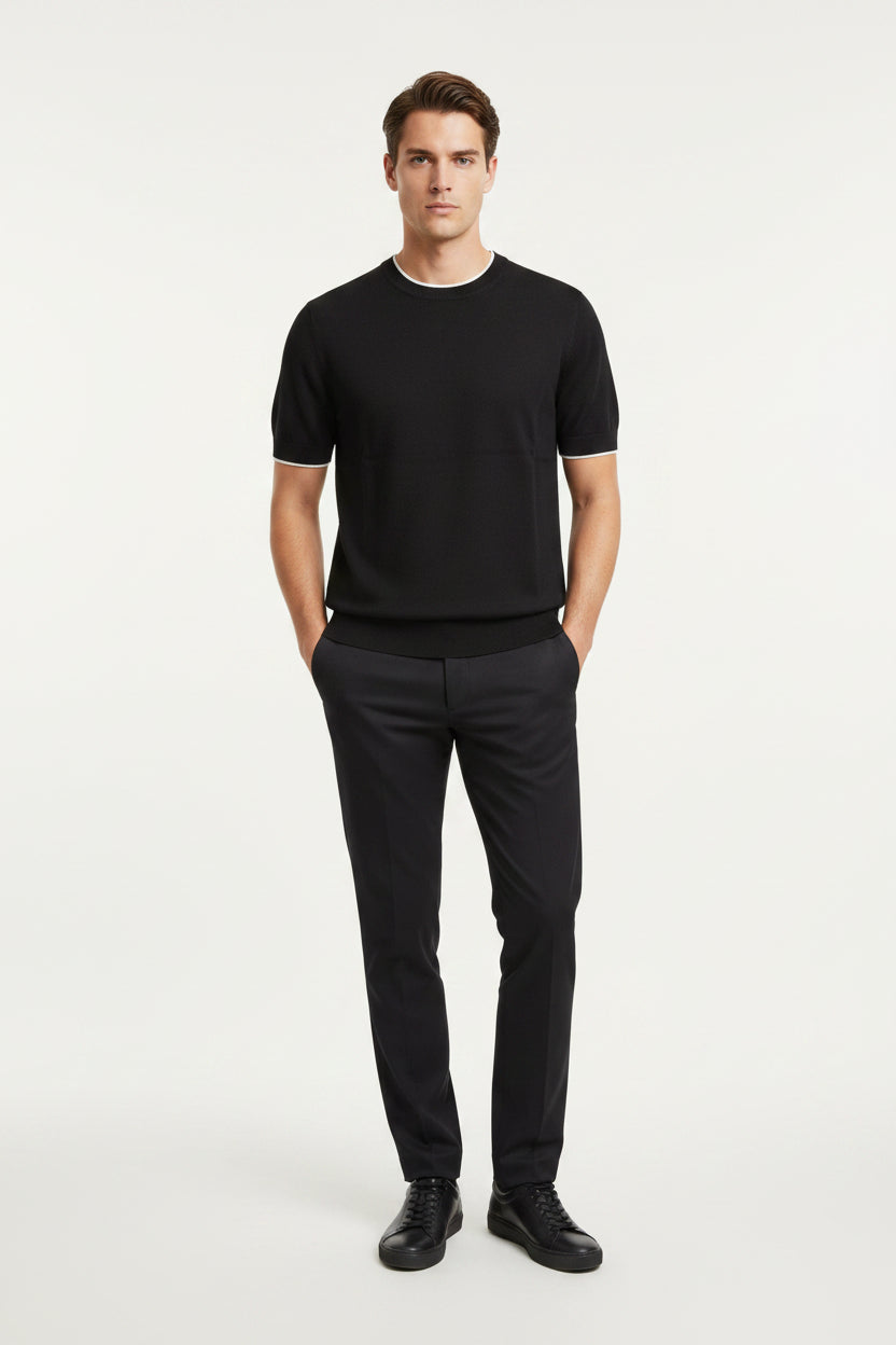 Men’s Lightweight Knit Summer T-Shirt – Modern Comfort & Style
