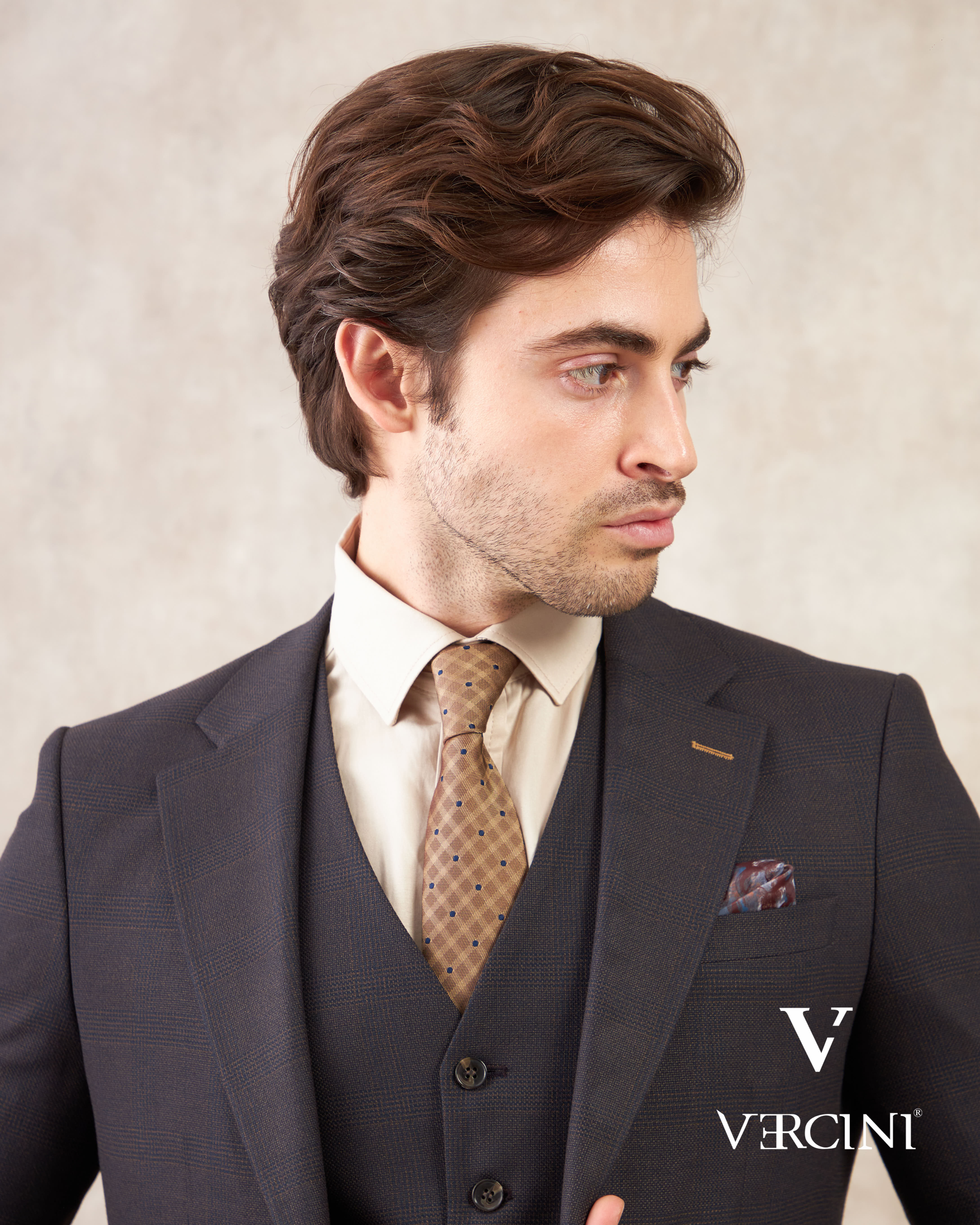 Milano Elegance Three-Piece Suit