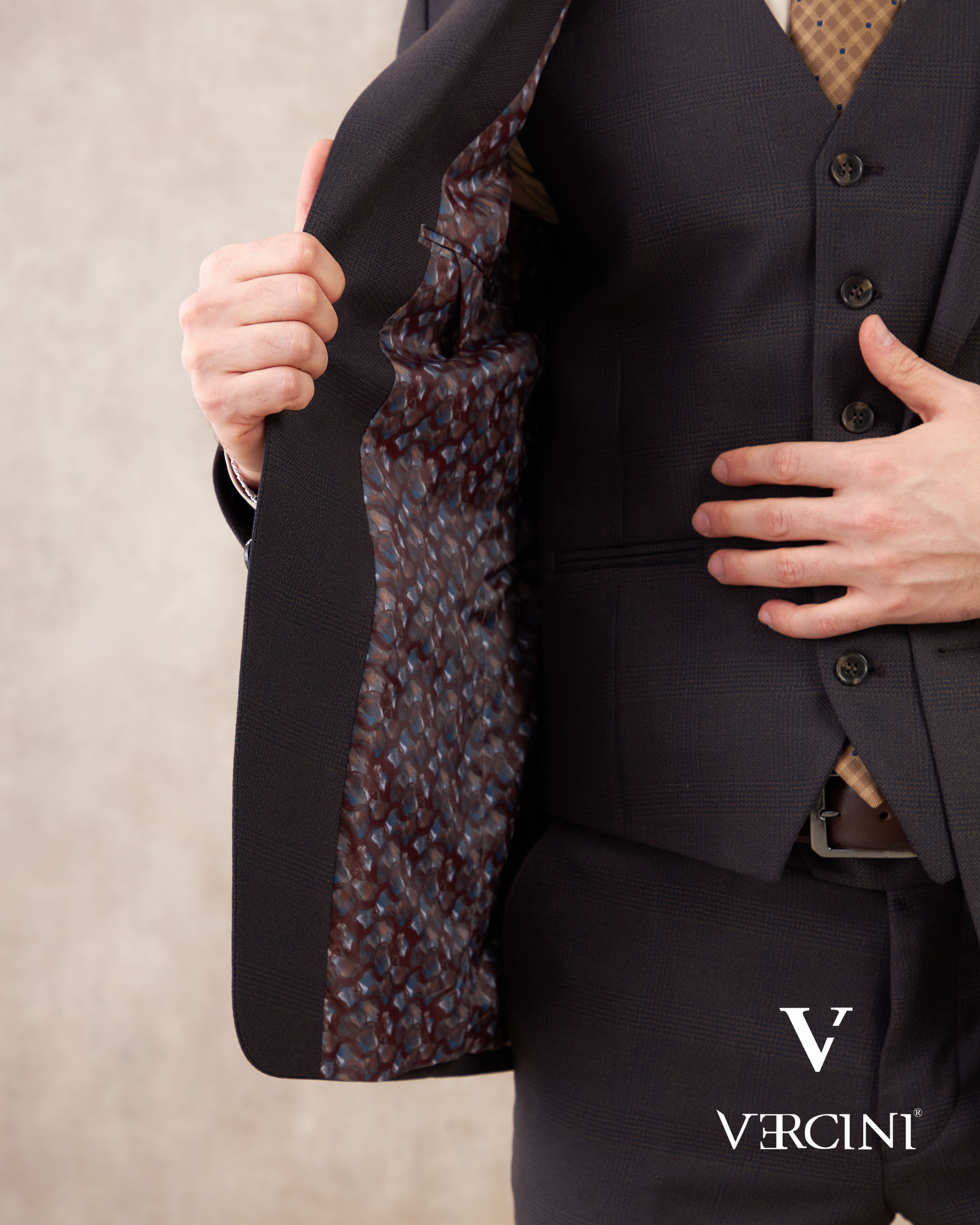 Milano Elegance Three-Piece Suit