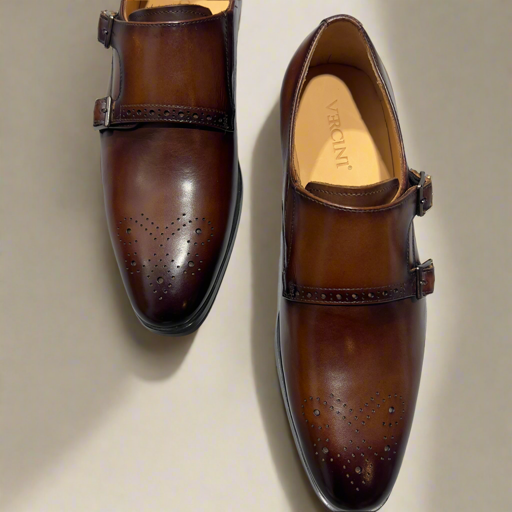 Heritage Double Monk Strap Shoes - SH01V