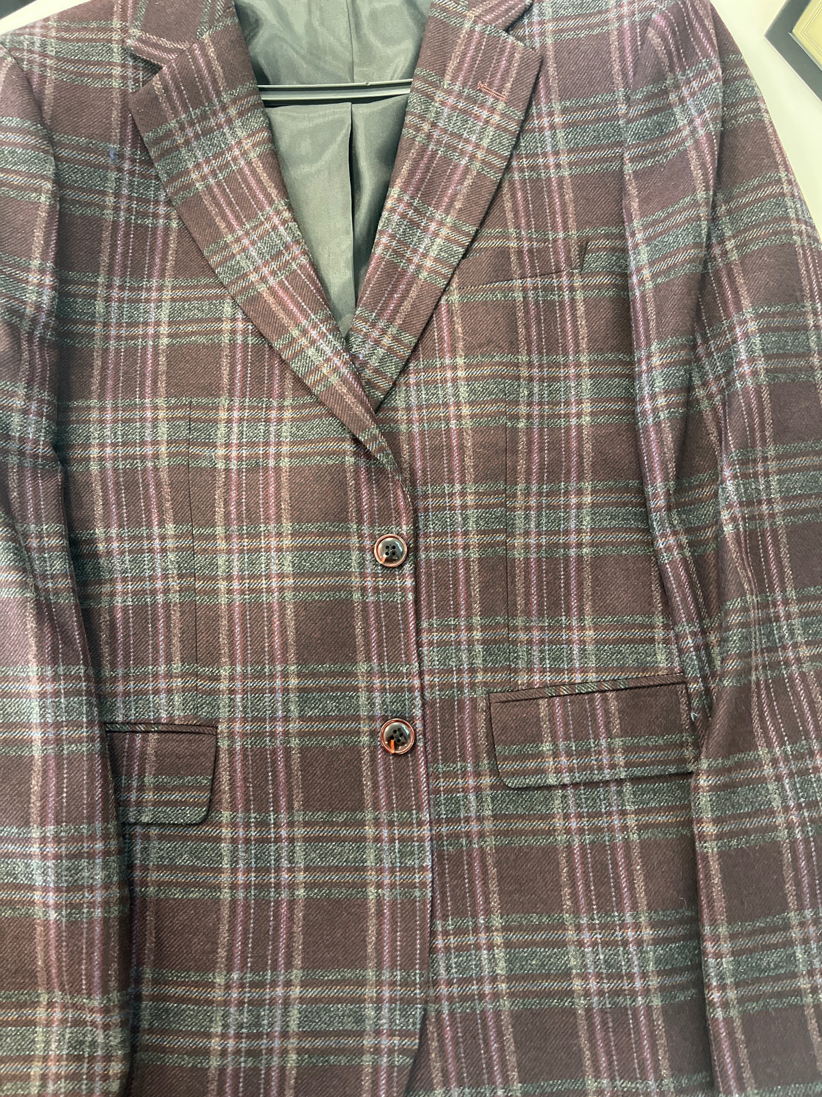 Vercini Heritage Plaid Sport Coat