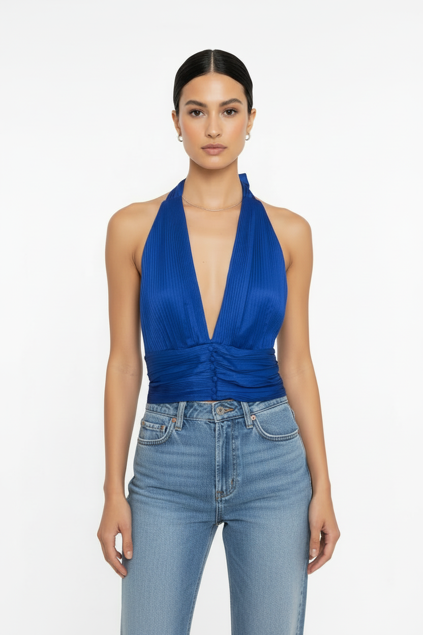SEXY ROYAL SUMMER TOP
