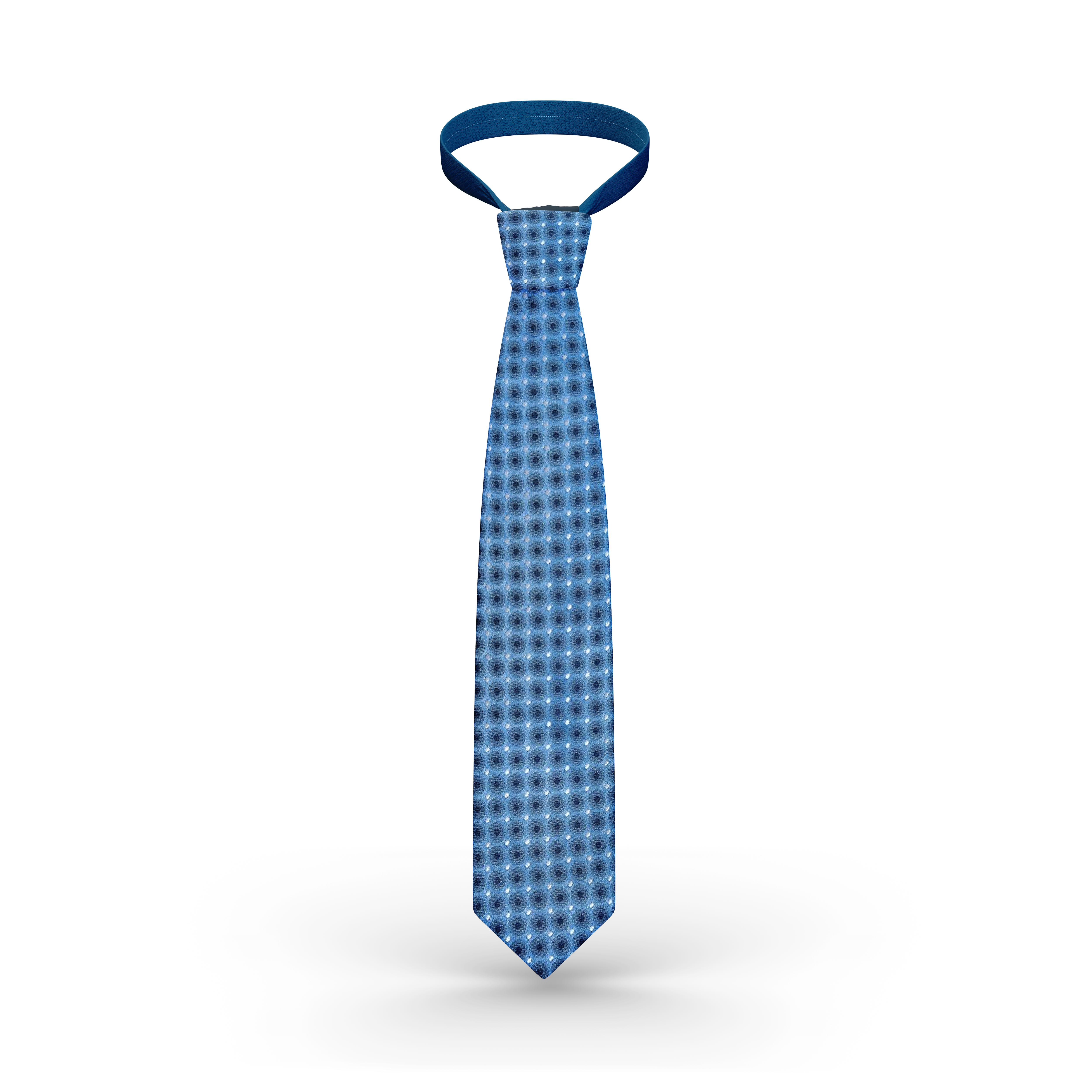 Vercini Necktie "Blue " dots pattern TIES Ph accessories Vercini