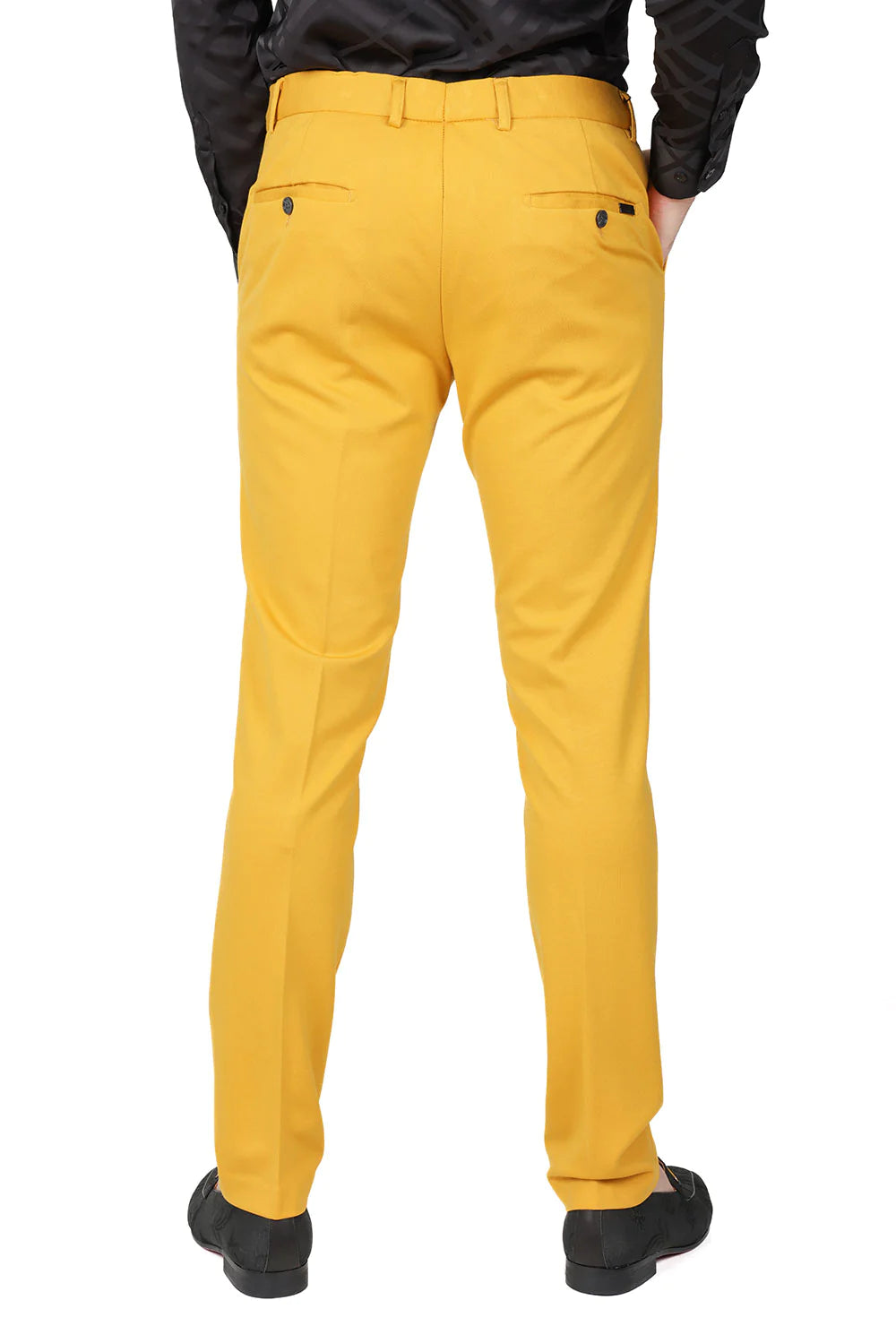 Men's Solid Color Basic Essential Chino Dress Pants