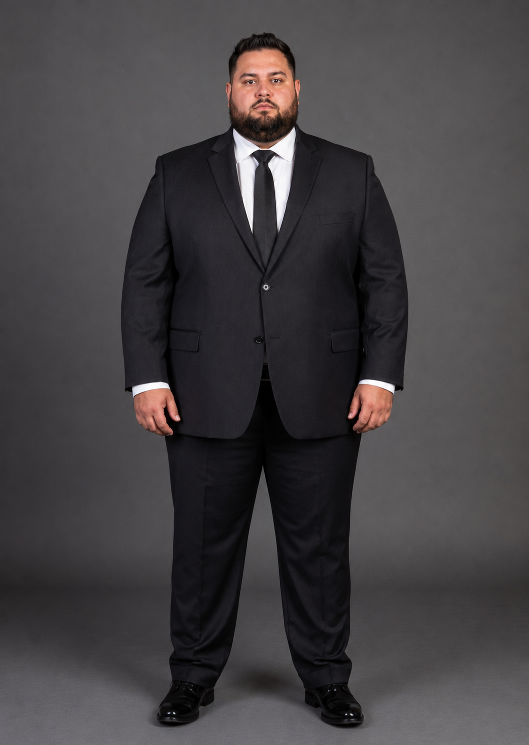Men’s Classic Fit 3-Piece Suit – Big & Tall