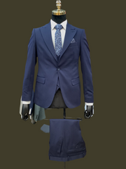 Classic Navy 3-Piece Suit – Timeless Elegance & Tailored Fit