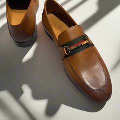 Men’s Leather Loafer with Horsebit Detail