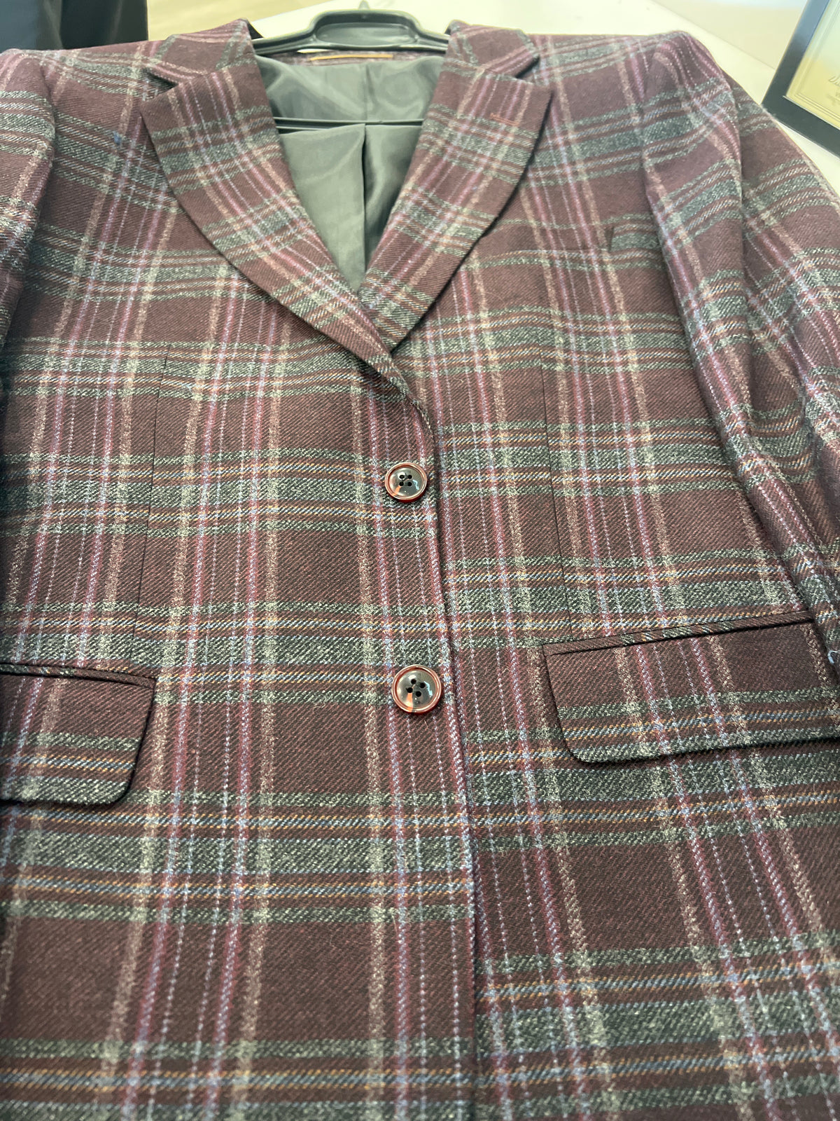 Vercini Heritage Plaid Sport Coat
