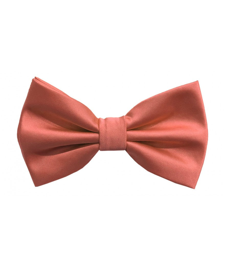 Solid Pre-Tied Bow Ties & Hankies