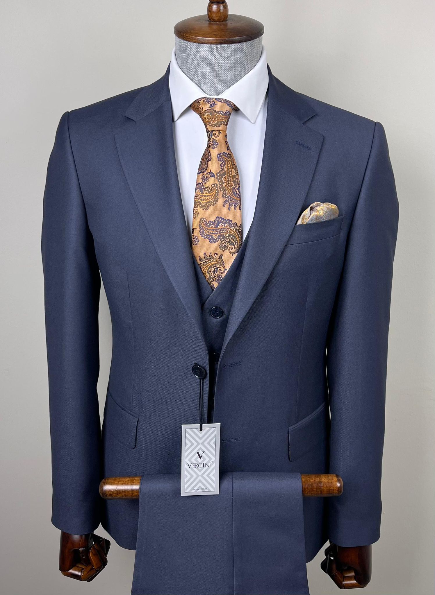 Vercini Atlanta Three-Piece Suit | Premium Men's Tailored Suit