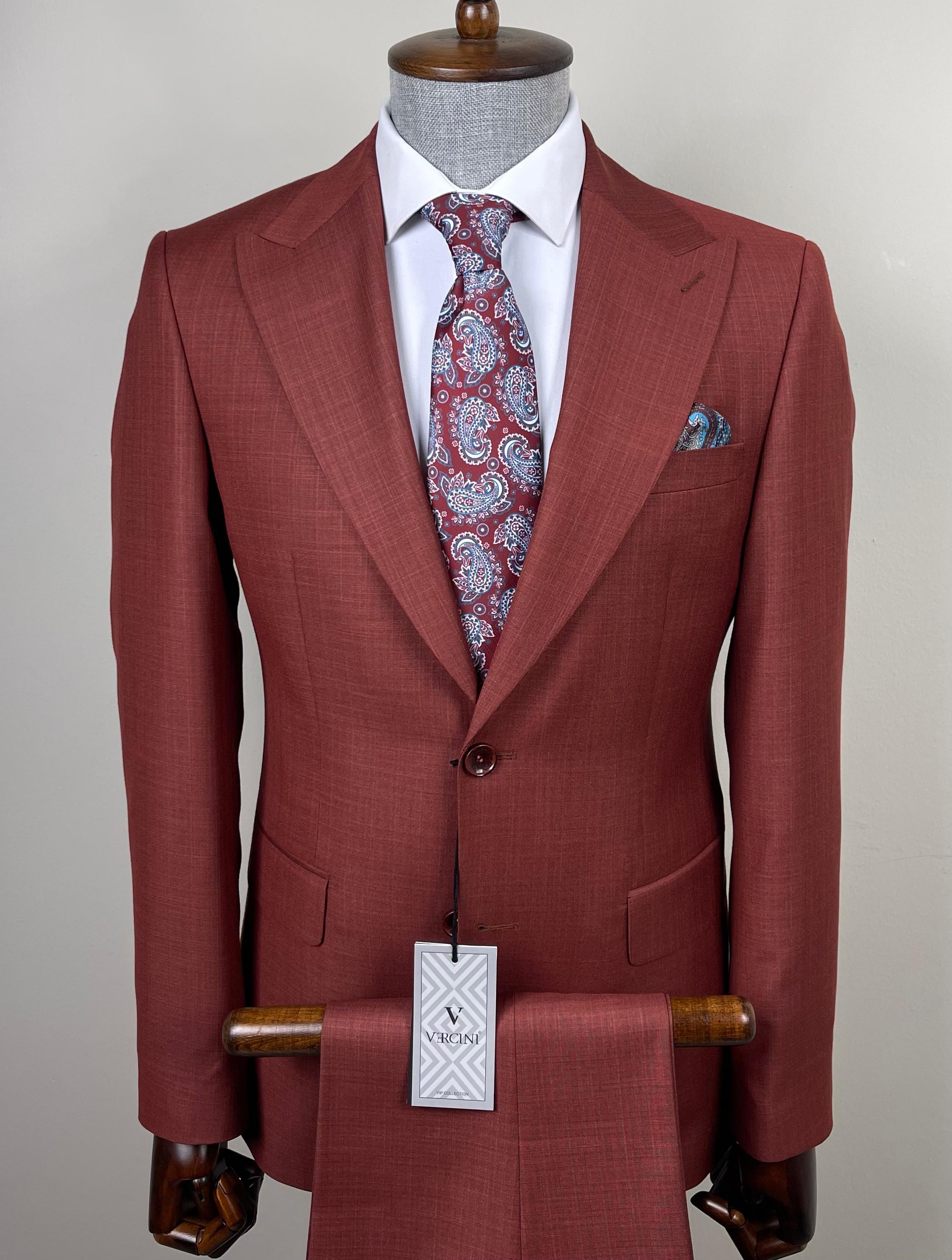 Vercini Filé Prestige Suit - Premium Textured Fabric