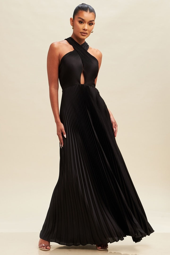 Long Dress Cross in the back