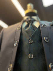 Modern Classic Traditional Navy Blue Tuxedo for Timeless Style