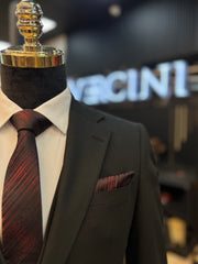 Slim Fit 3-Piece Suit – Solid Color Set for Sharp Style