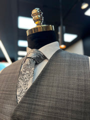 Malaga 3-Piece Plaid Suit – Timeless Elegance, Modern Tailorin