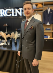 Vercini Metropolitan Double-Breasted Suit