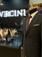 Vercini Midnight Majesty – Luxe Multi-Tonal Wool Blend Suit