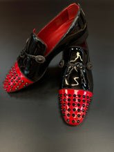 VERCINI Bold Red-Sole Patent Loafers