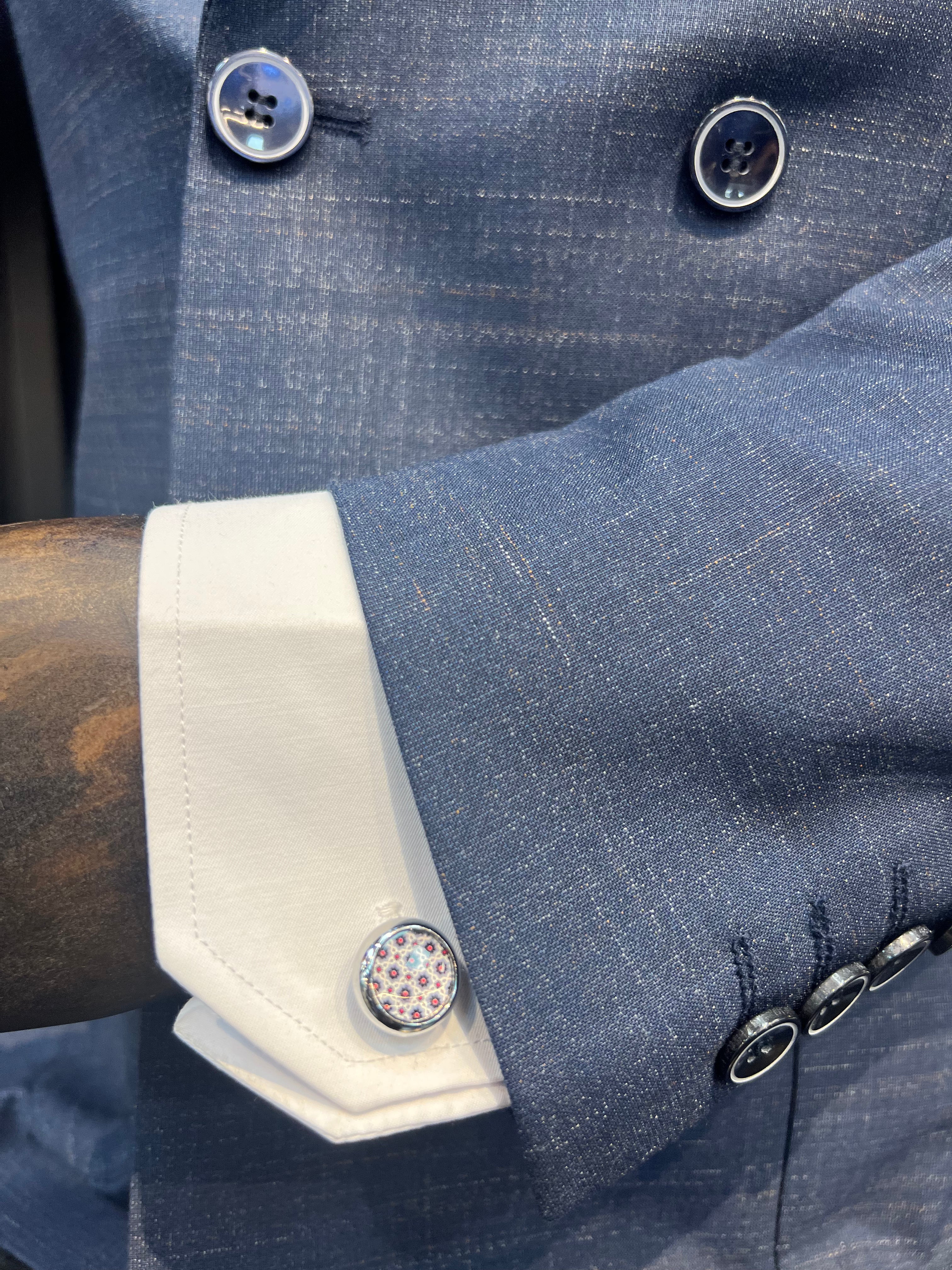 Vercini Multi-Tone Elegance Cufflinks – Sophisticated Accents in Every Shade