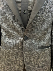 GOLD GEOMETRIC BLAZER