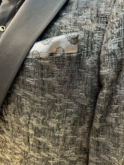 GOLD GEOMETRIC BLAZER