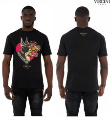 White Crystal Doberman T-Shirt – Vercini