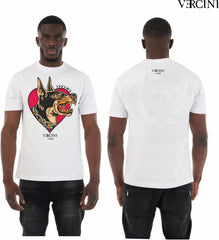 White Crystal Doberman T-Shirt – Vercini