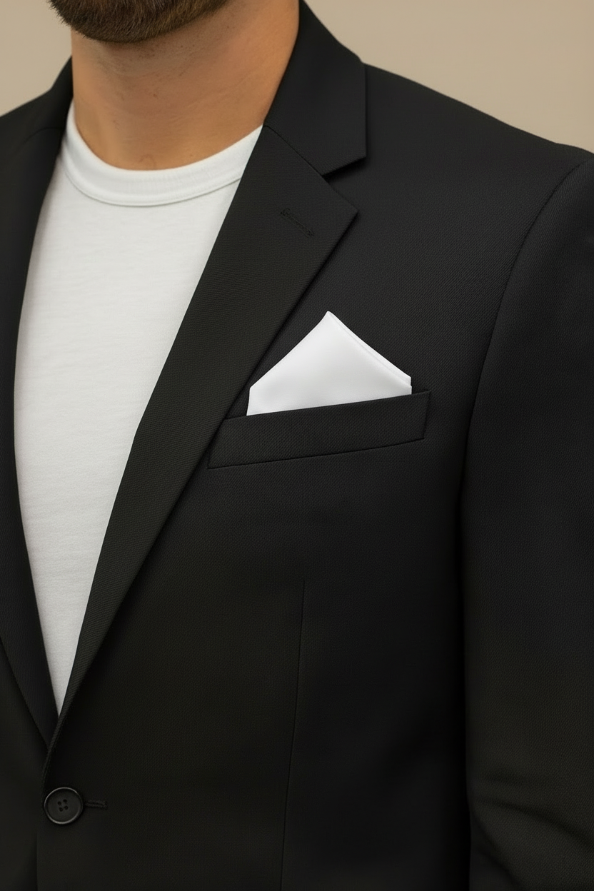 Pre-Folded Pocket Squares – Classic & Elegant Colors