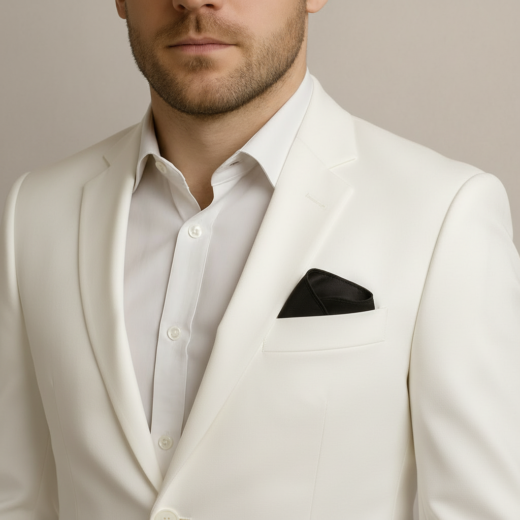 Pre-Folded Pocket Squares – Classic & Elegant Colors