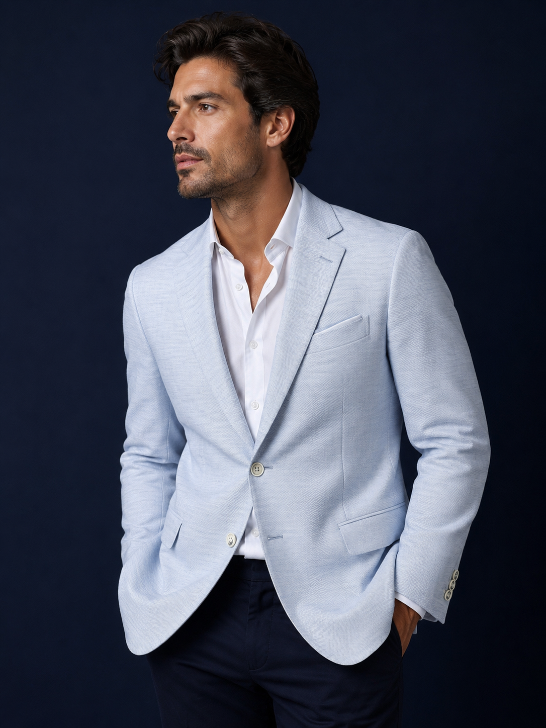 Textured Slim Fit Blazer – Contemporary Elegance Collection