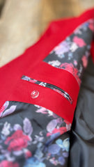 Men’s Solid Double-Breasted Slim Suit Set