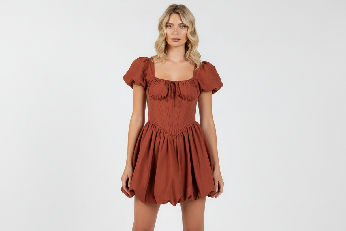 PUFF BALLON DRESS