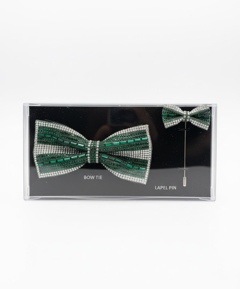 Crystal Prestige Bow Tie Set