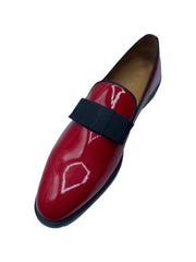 Vercini Patent Loafers with Signature Bow Tie
