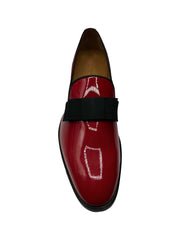 Vercini Patent Loafers with Signature Bow Tie