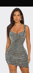 SHIMMERING MINI DRESS